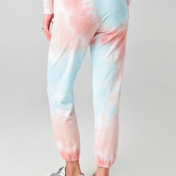 Sundry Multicolor Tie Dye Basic Sweatpants NEW - Picture 4 of 10